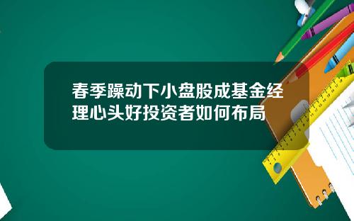 春季躁动下小盘股成基金经理心头好投资者如何布局