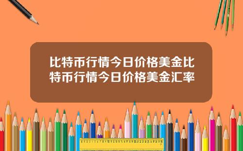 比特币行情今日价格美金比特币行情今日价格美金汇率