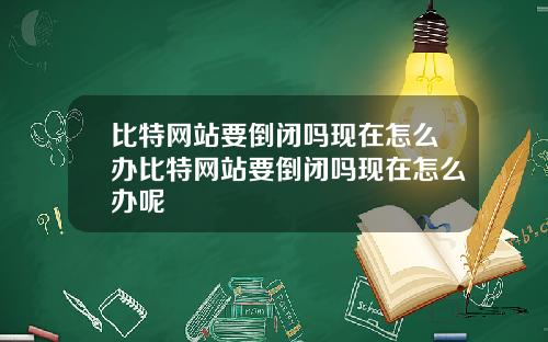 比特网站要倒闭吗现在怎么办比特网站要倒闭吗现在怎么办呢