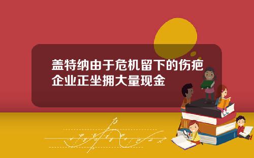 盖特纳由于危机留下的伤疤企业正坐拥大量现金