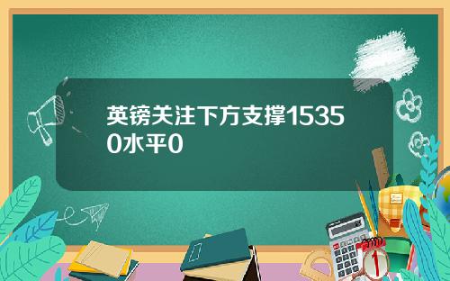 英镑关注下方支撑15350水平0