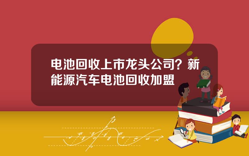 电池回收上市龙头公司？新能源汽车电池回收加盟