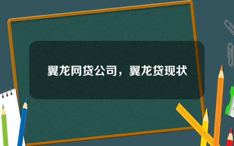 翼龙网贷公司，翼龙贷现状